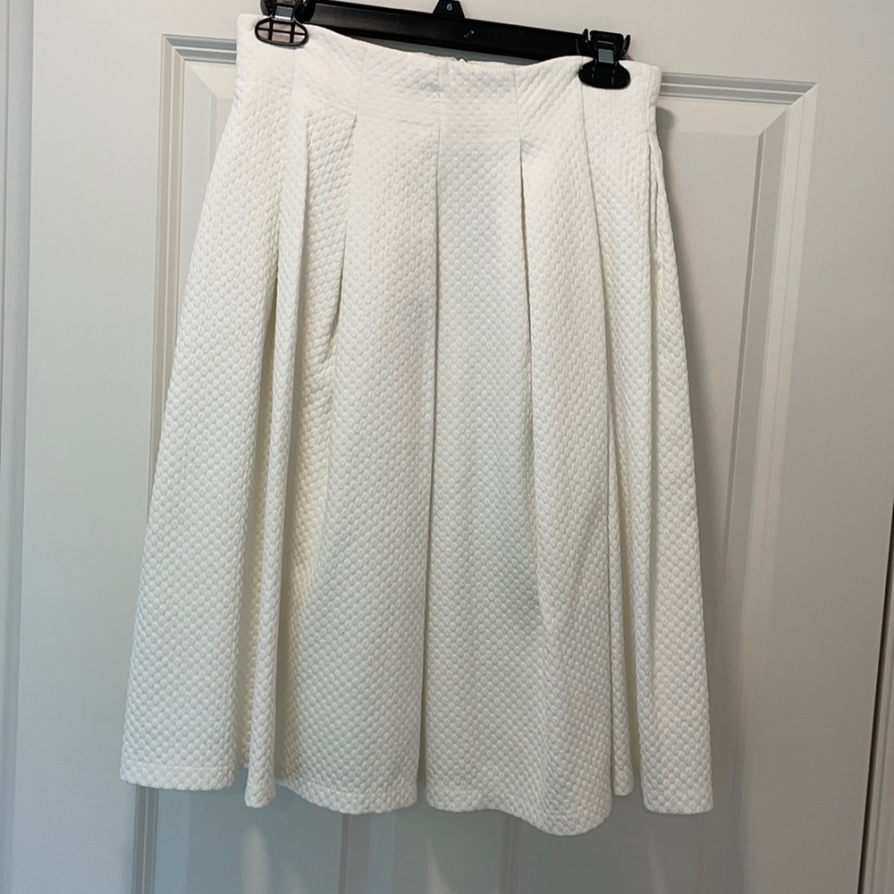 White skirt